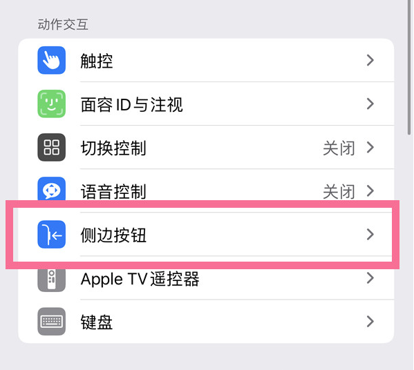 射洪苹果14维修店分享iPhone14 Plus侧键双击下载功能关闭方法 